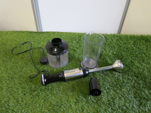 Rowlett Hand Blender, Model FB973 With Attachments (As Viewed/Pictured).