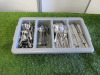 Large Quanity of Stainless Steel Cutlery to Include: Knives, Forks, Spoons & Tea Spoons. Comes with Cutlery Tray.