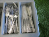 Large Quanity of Stainless Steel Cutlery to Include: Knives, Forks, Spoons & Tea Spoons. Comes with Cutlery Tray. - 2
