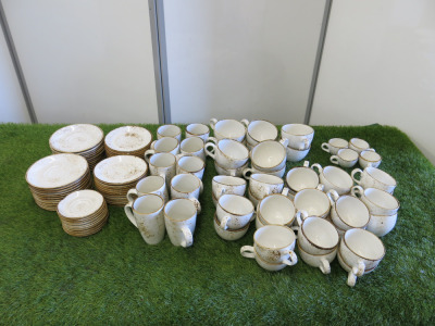 Large Quantity of Steelite Crockery to Include: 58 x Assorted Size Saucers, 10 x Mugs & 38 x Assorted Size Cups.