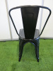 28 x Black Metal Bistro Chairs - 4