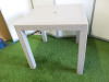 5 x Grey Plastic Outdoor Tables, Size H76 x W78 x D78cm. - 2