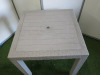 5 x Grey Plastic Outdoor Tables, Size H76 x W78 x D78cm. - 4