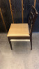 58 x Bourne Furniture Dark Wood Dining Tables with Textured Seat & Horizontal Slat Back. - 2
