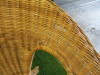 6 x Wicker Chairs. NOTE: damage to chair as viewed/pictured. - 7