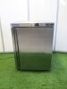 Artica Stainless Steel Undercounter Refigerator, Model HEC907, S/N 2201002, Size H86 x W60 x D65cm.