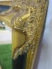 Gold & Black Framed Bevel Edged Mirror, Size H110 x W80cm. - 11