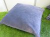 4 x Dark Blue Cushions, Size 60 x 60cm. - 7