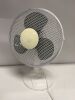 4 x Q-Connect White Desk Fans.
