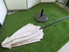 5 x Garden Company Umbrellas with 5 x Metal Bases, Size 190cm. - 4