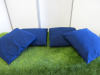 4 x Navy Blue Cushions, Size 45 x 45cm. - 2