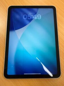 Apple iPad, Model A16, 2025, 128GB Storage, S/N LQC9XLQ9GY, In Silver.