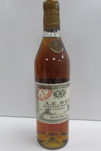 A.E. DOR Appellation Grande Champagne Cognac, 700ml.