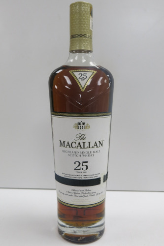 The Macallan Highland Single Malt Scotch Whisky, 25 Years Old, 2018 Release, 700ml.