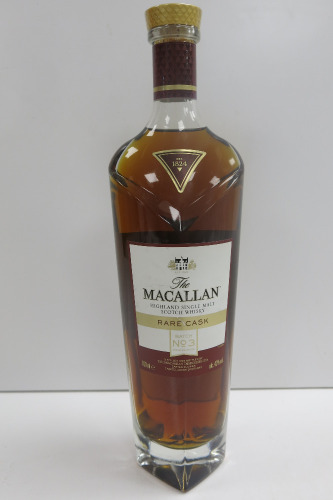 The Macallan Highland Single Malt Scotch Whisky, Rare Cask, Batch No 3 of 2018 Release, 700ml.