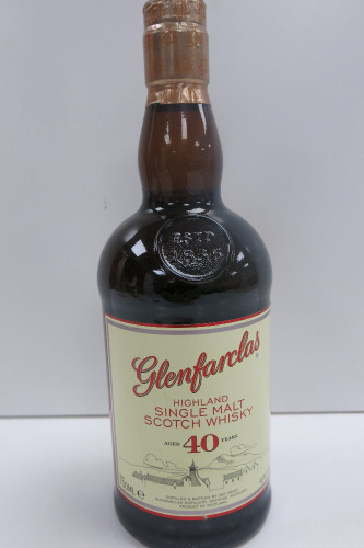 Glenfarclas Highland Single Malt Scotch Whisky, 40 Years Old, 700ml.