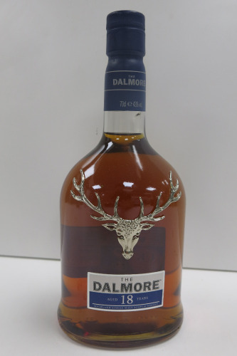 The Dalmore Highland Single Malt Scotch Whisky, 18 Years Old, 700ml.