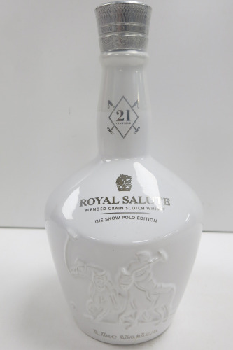 Royal Salute Blended Grain Scotch Whisky, The Snow Polo Edition, 21 Years Old, 700ml.
