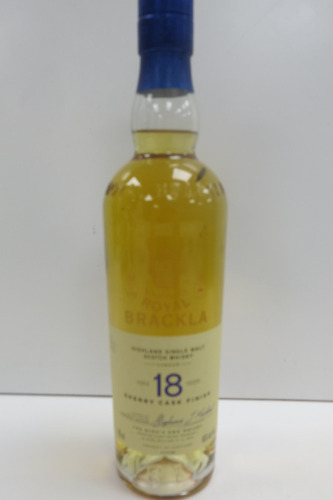 Royal Brackla Highland Single Malt Scotch Whisky, 18 Years Old, 700ml.
