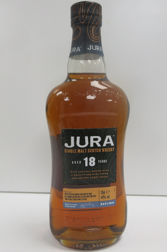 Jura Single Malt Scotch Whisky, 18 Years Old, 700ml.