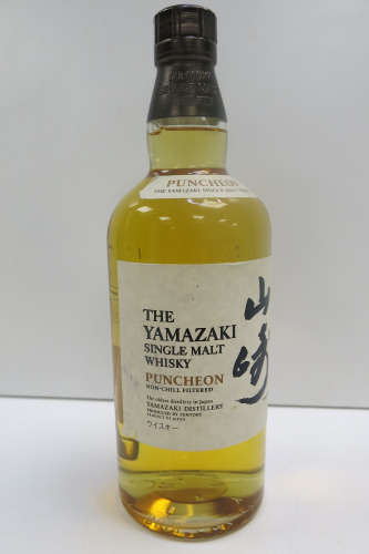 The Yamazaki Suntory Single Malt Japanese Puncheon Whisky, 700ml.