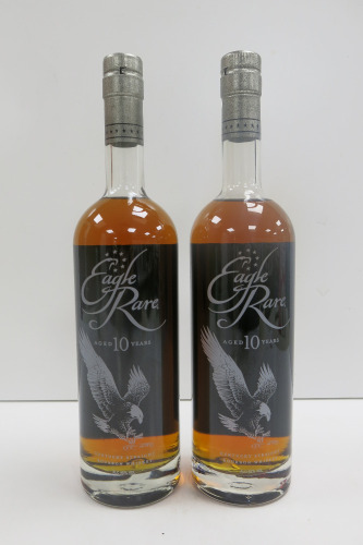 2 x Eagle Rare Kentucky Straight Bourbon Whisky, 10 Years Old, 700ml.