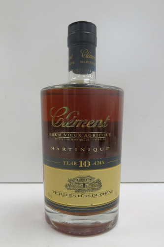 Clement Martinique Rhum Vieux Agricole, 10 Years Old, 700ml.