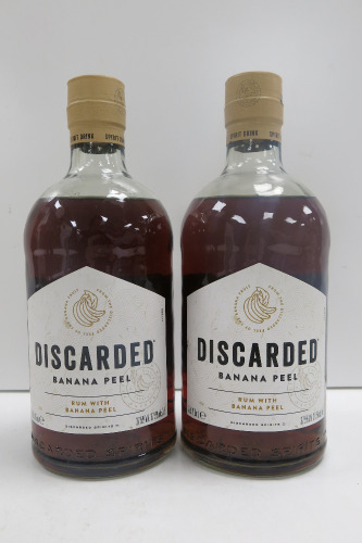 2 x Discarded Banana Peel Rum, 700ml.