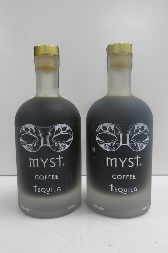 2 x Myst Coffee Tequila, 700ml.