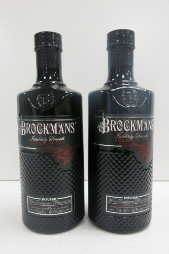 2 x Brockmans Infused Premium Gin, 700ml.