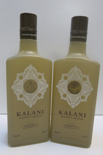 2 x Kalani Coconut Liqeuer, 700ml.