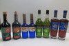 4 x Liqeuers & 4 x Aperitif to Include: 2 x De Kuyper Blue Curacao, 2 x Chartreuse Liqeuer, 2 x Sipello Bittersweet Aperitif & 2 x Aker Aperitif.