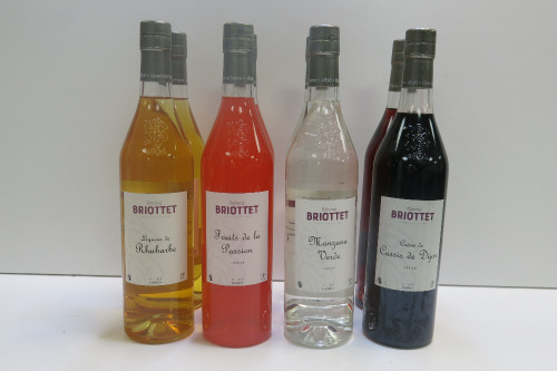 8 x Assorted Flavour Edmond Briottet Liqeuer, 700ml (As Viewed/Pictured).