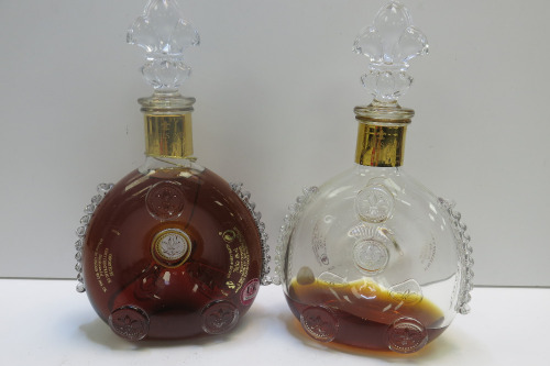 2 x Unsealed Louis XIII de Remy Martin Cognac Grande Champagne.