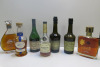 7 x Unsealed Assorted Bottles of Cognac.