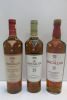 3 x Unsealed Assorted The Macallan Single Malt Scotch Whisky.