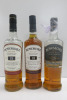 3 x Unsealed Bowmore Islay Single Malt Scotch Whisky to Include: 25 Years, 18 Years & 15 Years Old.