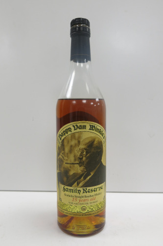 Unsealed Pappy Van Winkle Family Reserve Kentucky Straight Bourbon Whisky, 15 Years Old.