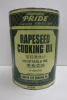 5 x 20L Cans of Rapeseed Cooking Oil.