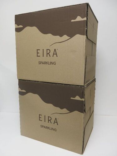 24 (2 Boxes) x Glass Bottles of Eira Sparkling Water, 700ml.