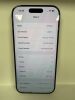 iPhone 16 Pro, 128GB, S/N GR6HPM4QW4, in Charcoal Grey. NOTE: slight scratch on screen. - 2
