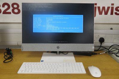 HP 23.8" Pavilion All In One Desktop Pc. Model TPC-Q085-24, 12th Gen Intel Core i5-12400T, 16GB Memory. Comes with Power Supply, Wireless Keyboard & Mouse. Spec TBC.
