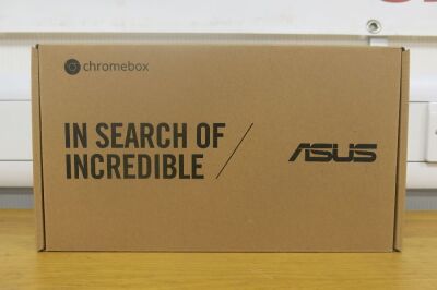 Boxed/New Asus Chromebox 3, Intel Celeron 3865U, 4GB RAM, 32GB SSD, with Power Supply & Wall Mount.