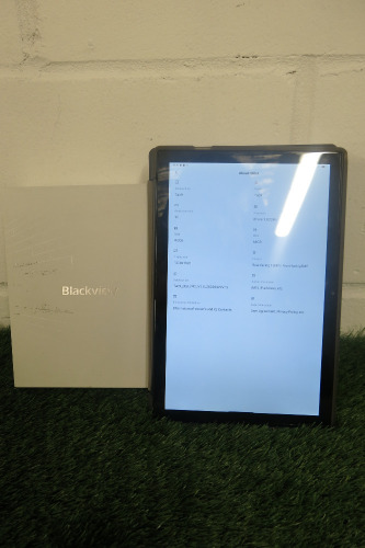 BlackView Tab 9 Chrome Tablet, 8core @ 1.82GHz, 4GB RAM, 64GB ROM, with Original Box, Charger & Earphones.