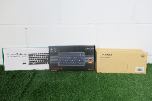 5 x Assorted Wireless Keyboards (As Viewed).