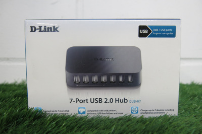 33 x D-Link 7 Port USB 2.0 Hubs, Model DUB-H7.