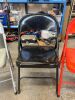 Lot of Habitat Macadam Steel Folding Chairs to Include: 8 x Grey 3 x Black 2 x Red - 3
