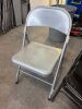 Lot of Habitat Macadam Steel Folding Chairs to Include: 8 x Grey 3 x Black 2 x Red - 4