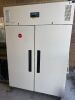 Polar 2 Door Upright Fridge, Model CC663-2, on Wheels.