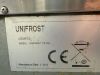 Unifrost Stainless Steel Counter Top 3 Door Undercounter Fridge, Model CR1800, on Wheels. - 5